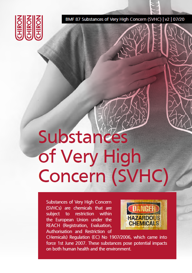 BMF 87 - Substances of Very High Concern (SVHC)
