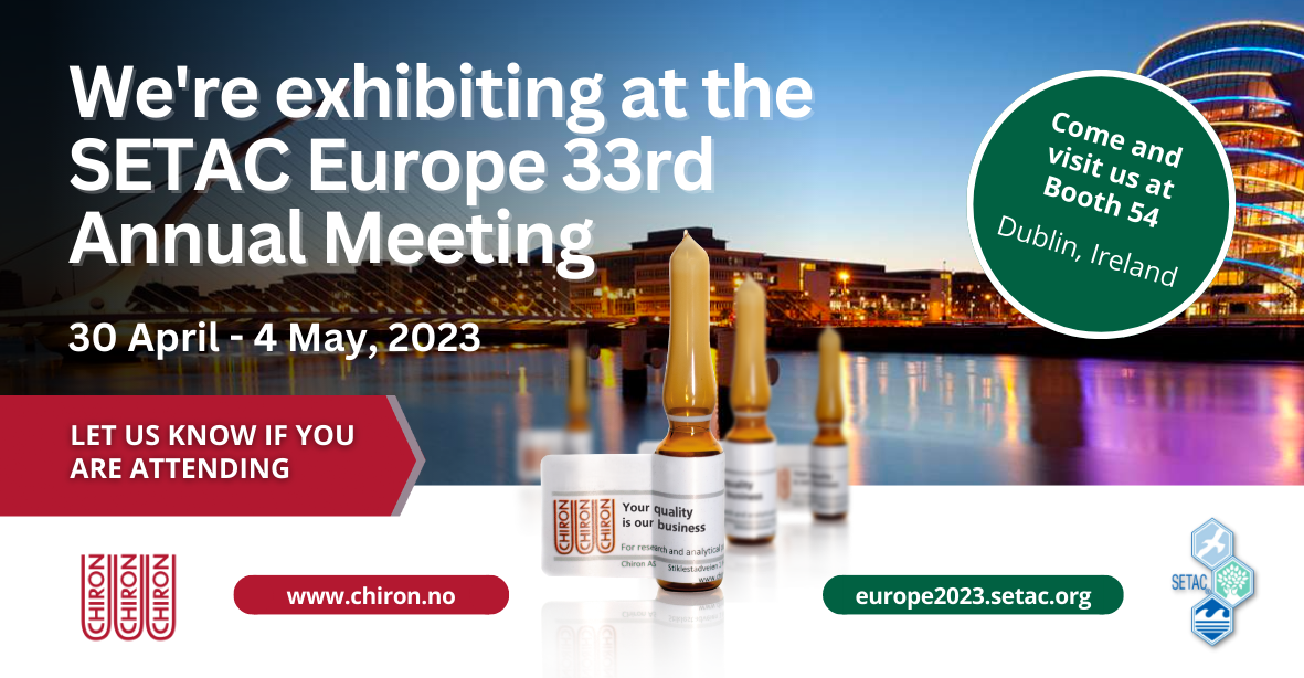 Visit Chiron at the SETAC Europe 33rd annual meeting in Dublin | SETAC 2023