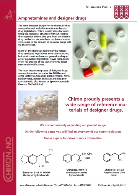 BMF 46 - Amphetamines and designer drugs