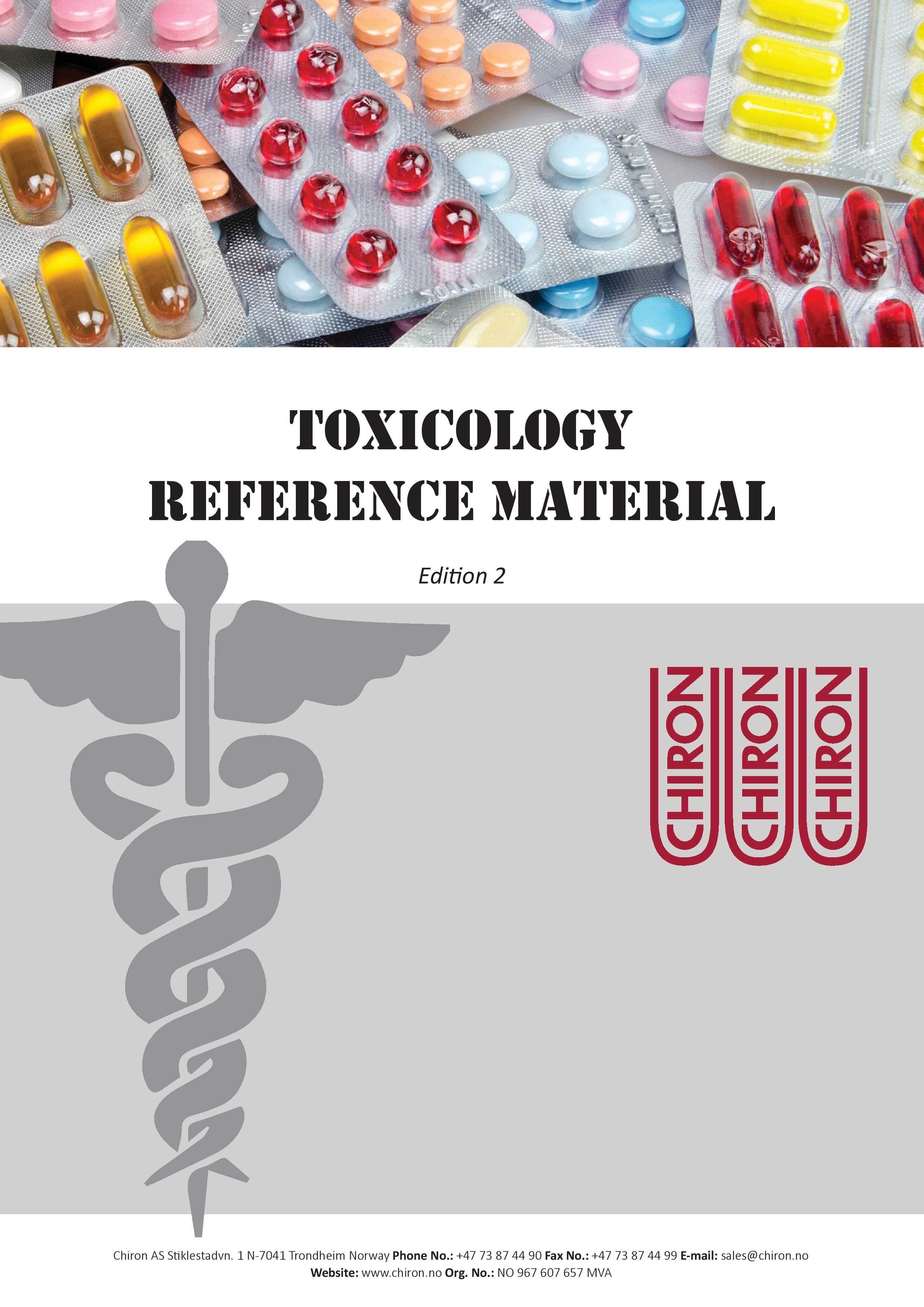 Toxicology Reference Material,  Edition 2